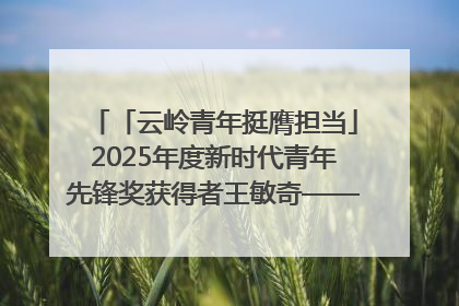 「云岭青年挺膺担当」2025年度新时代青年先锋奖获得者王敏奇——澜沧江上好渔人