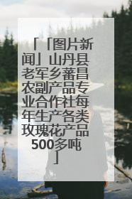「图片新闻」山丹县老军乡蕃昌农副产品专业合作社每年生产各类玫瑰花产品500多吨