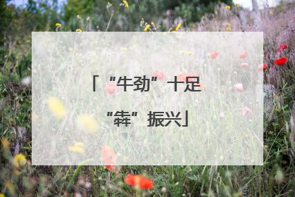 “牛劲”十足“犇”振兴