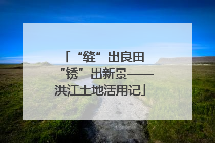 “缝”出良田 “锈”出新景——洪江土地活用记
