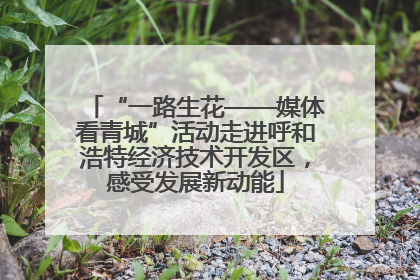“一路生花——媒体看青城”活动走进呼和浩特经济技术开发区，感受发展新动能