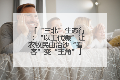 “三北”生态行：“以工代赈”让农牧民由治沙“看客”变“主角”