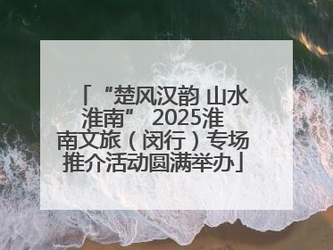 “楚风汉韵 山水淮南” 2025淮南文旅（闵行）专场推介活动圆满举办