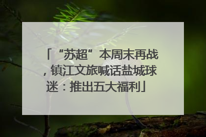 “苏超”本周末再战，镇江文旅喊话盐城球迷：推出五大福利