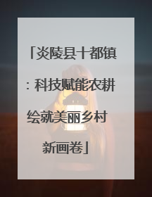 炎陵县十都镇：科技赋能农耕 绘就美丽乡村新画卷