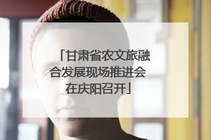 甘肃省农文旅融合发展现场推进会在庆阳召开