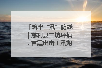 筑牢“汛”防线｜慈利县二坊坪镇：雷霆出击！汛期捕鱼被紧急叫停