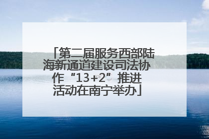 第二届服务西部陆海新通道建设司法协作“13+2”推进活动在南宁举办