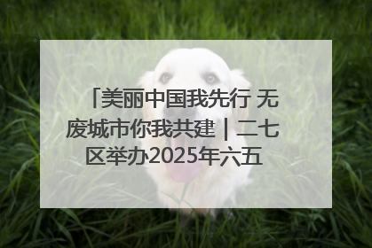 美丽中国我先行 无废城市你我共建｜二七区举办2025年六五环境日主题宣传活动