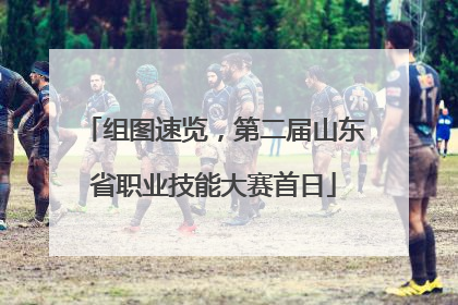 组图速览，第二届山东省职业技能大赛首日