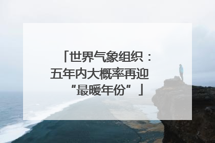 世界气象组织：五年内大概率再迎“最暖年份”