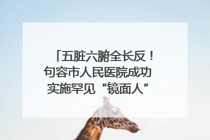 五脏六腑全长反！句容市人民医院成功实施罕见“镜面人”肝癌根治术