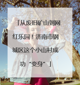 从废旧矿山到网红乐园！济南市钢城区这个小山村成功“变身”
