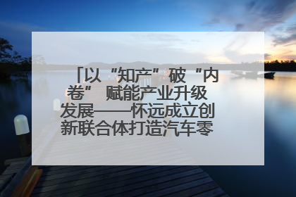 以“知产”破“内卷” 赋能产业升级发展——怀远成立创新联合体打造汽车零部件产业新高地