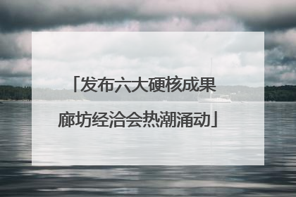 发布六大硬核成果 廊坊经洽会热潮涌动