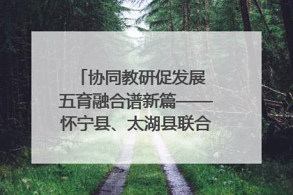 协同教研促发展 五育融合谱新篇——怀宁县、太湖县联合教研活动在月山镇中心学校成功举办