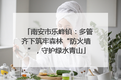 南安市乐峰镇：多管齐下筑牢森林“防火墙”，守护绿水青山