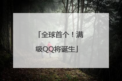 全球首个！满级QQ将诞生