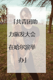 共青团助力旅发大会在哈尔滨举办