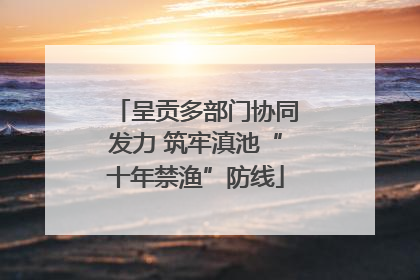 呈贡多部门协同发力 筑牢滇池“十年禁渔”防线