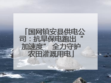 国网镇安县供电公司：抗旱保电跑出“加速度” 全力守护农田灌溉用电
