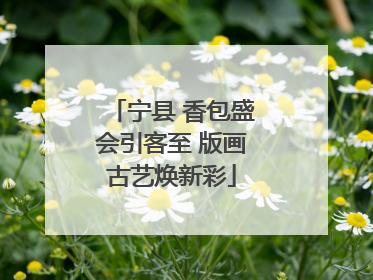 宁县 香包盛会引客至 版画古艺焕新彩