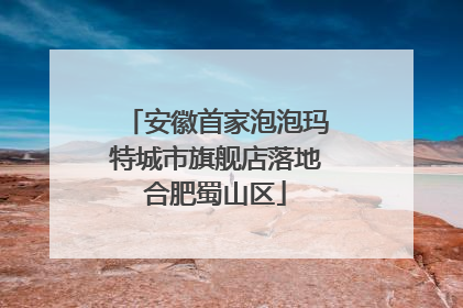 安徽首家泡泡玛特城市旗舰店落地合肥蜀山区