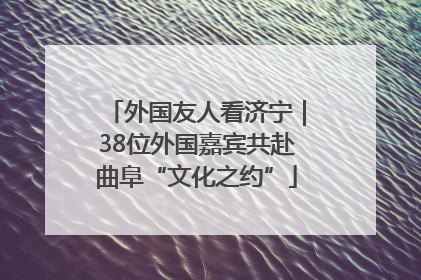 外国友人看济宁｜38位外国嘉宾共赴曲阜“文化之约”