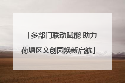 多部门联动赋能 助力荷塘区文创园焕新启航
