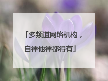 多频道网络机构，自律他律都得有