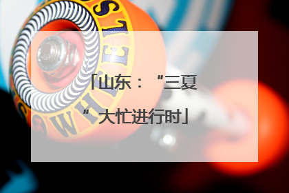 山东：“三夏”大忙进行时