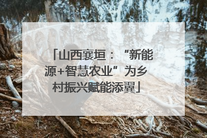 山西襄垣：“新能源+智慧农业”为乡村振兴赋能添翼