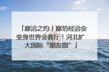 廊洽之约丨廊坊经洽会变身世界会客厅！河北扩大国际“朋友圈”
