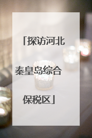 探访河北秦皇岛综合保税区