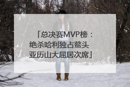 总决赛MVP榜：绝杀哈利独占鳌头 亚历山大屈居次席