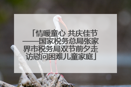 情暖童心 共庆佳节——国家税务总局张家界市税务局双节前夕走访慰问困难儿童家庭