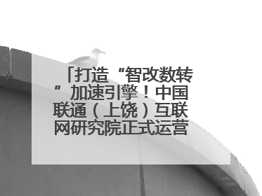 打造“智改数转”加速引擎！中国联通（上饶）互联网研究院正式运营（图）