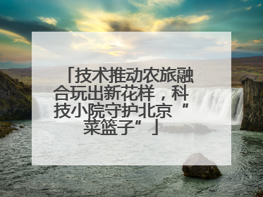 技术推动农旅融合玩出新花样，科技小院守护北京“菜篮子”