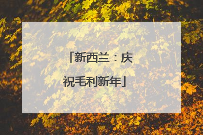 新西兰：庆祝毛利新年