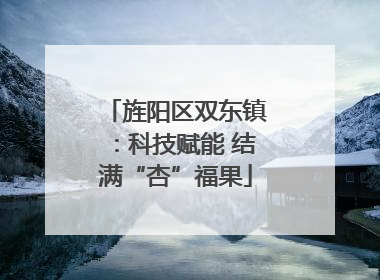 旌阳区双东镇：科技赋能 结满“杏”福果