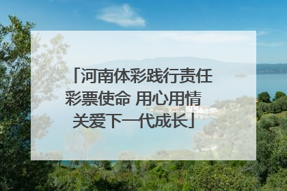 河南体彩践行责任彩票使命 用心用情关爱下一代成长