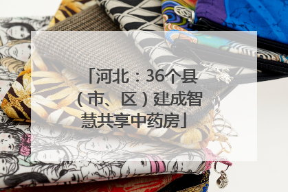 河北：36个县（市、区）建成智慧共享中药房