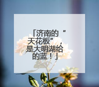 济南的“天花板”，是大明湖给的蓝！
