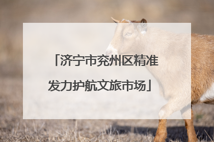 济宁市兖州区精准发力护航文旅市场