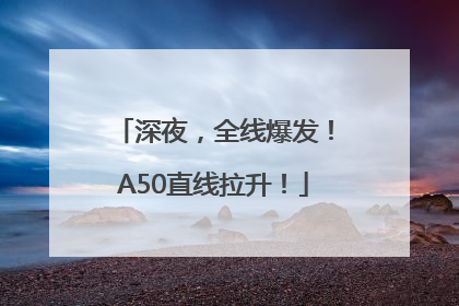 深夜，全线爆发！A50直线拉升！