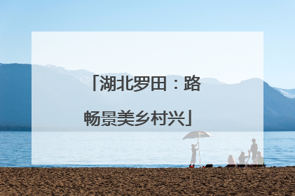 湖北罗田：路畅景美乡村兴