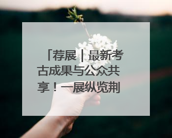 荐展｜最新考古成果与公众共享！一展纵览荆州2000年