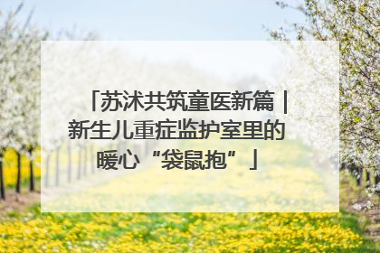 苏沭共筑童医新篇｜新生儿重症监护室里的暖心“袋鼠抱”
