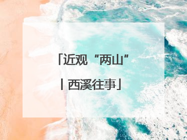 近观“两山”丨西溪往事