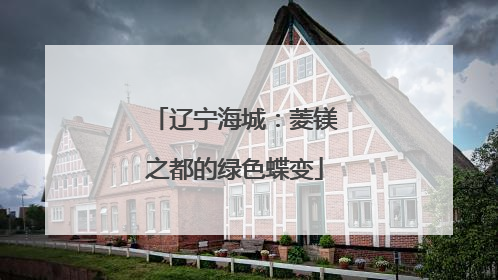 辽宁海城：菱镁之都的绿色蝶变